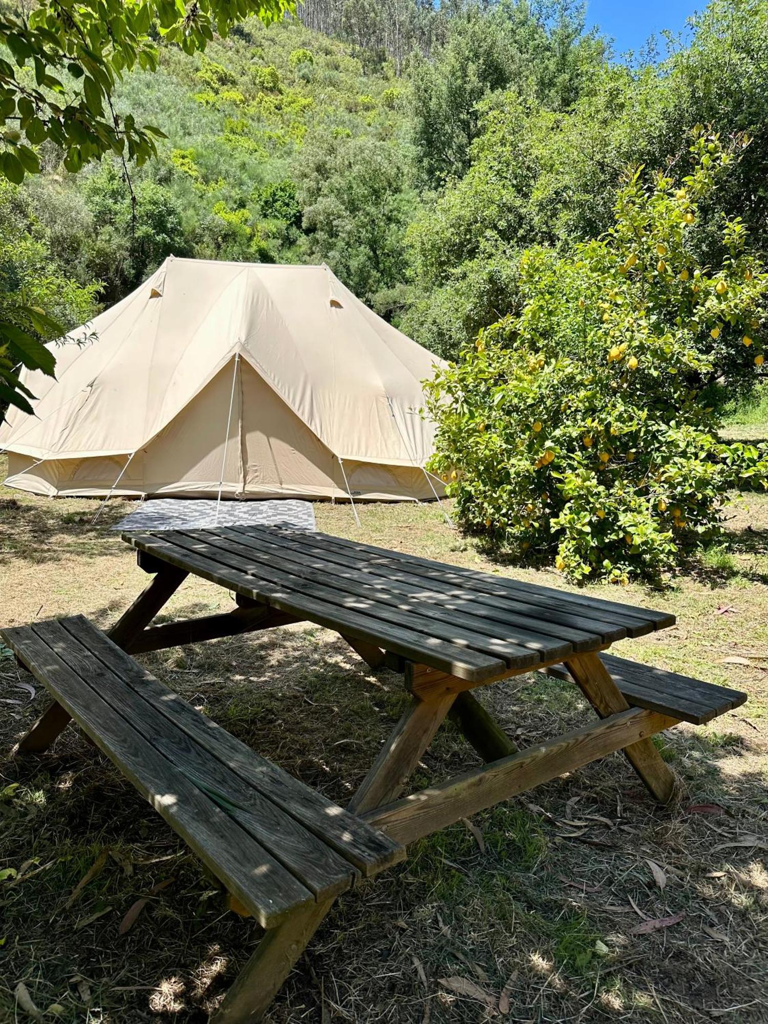 Giant Canvas Rental Tent Agro-Turismo Quinta Da Fonte Figueiro Dos Vinhos Exteriör bild